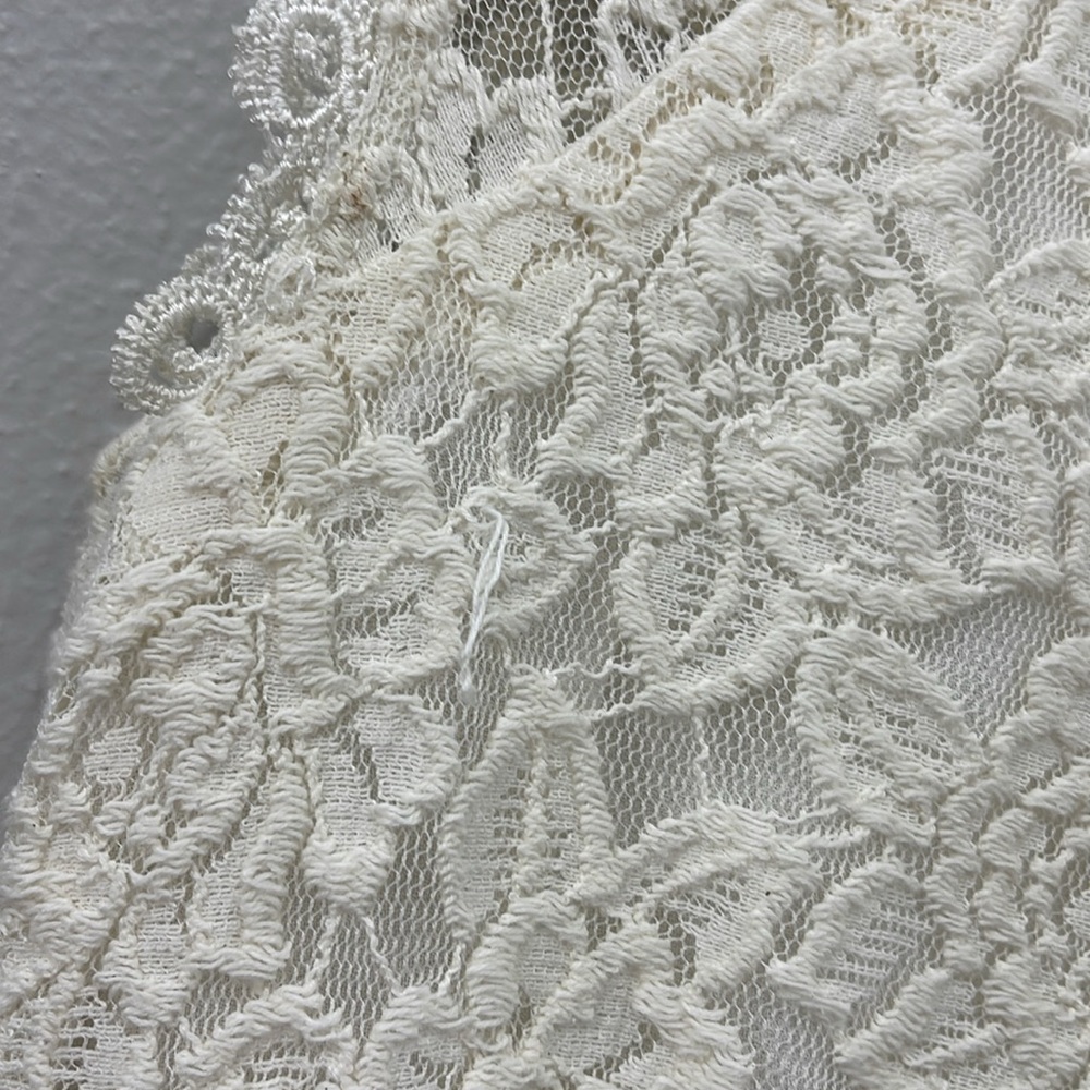 Reformation Cream Lace Mini Dress - Picture 2 of 10